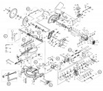 Evolution RAGE3 240V TCT Multipurpose Sliding Mitre Saw Spare Parts - Type 1